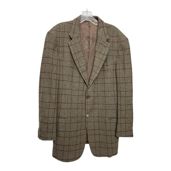 Armani Collezioni Men's Sport Coat Size 42L Wool-silk Blazer Jacket - Picture 1 of 10